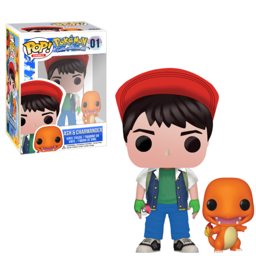 Ash & Charmander Pop Box