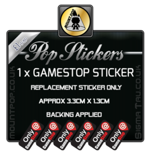 Replacement Gamestop Pop Sticker