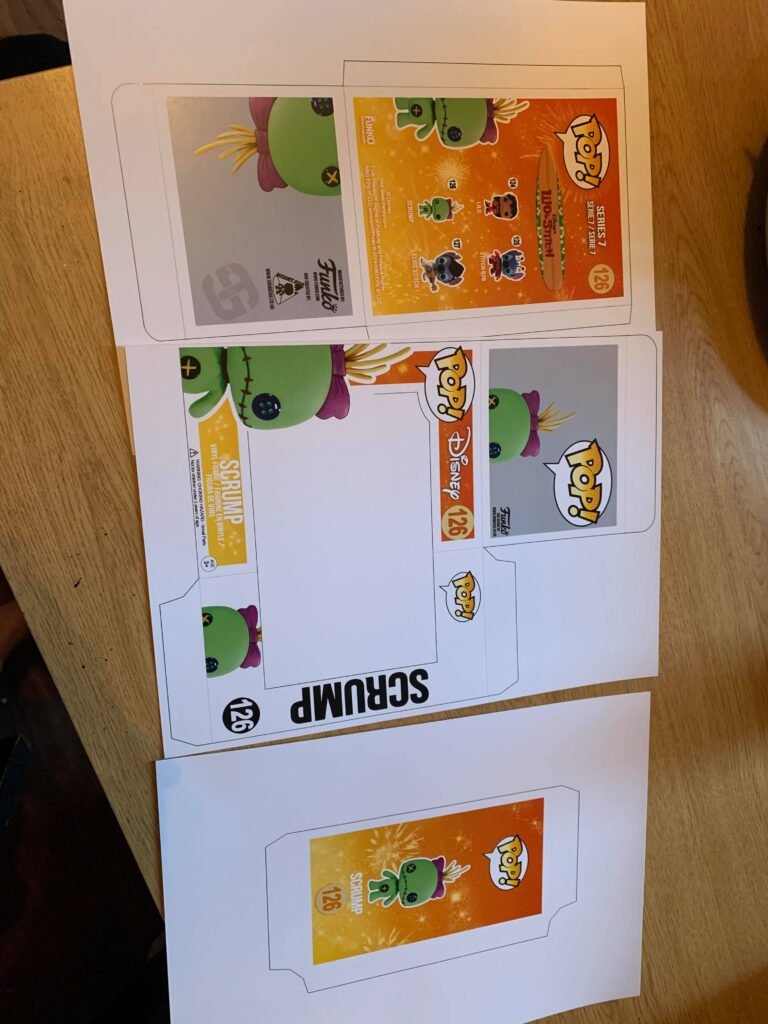 Custom Funko Pop Box Design